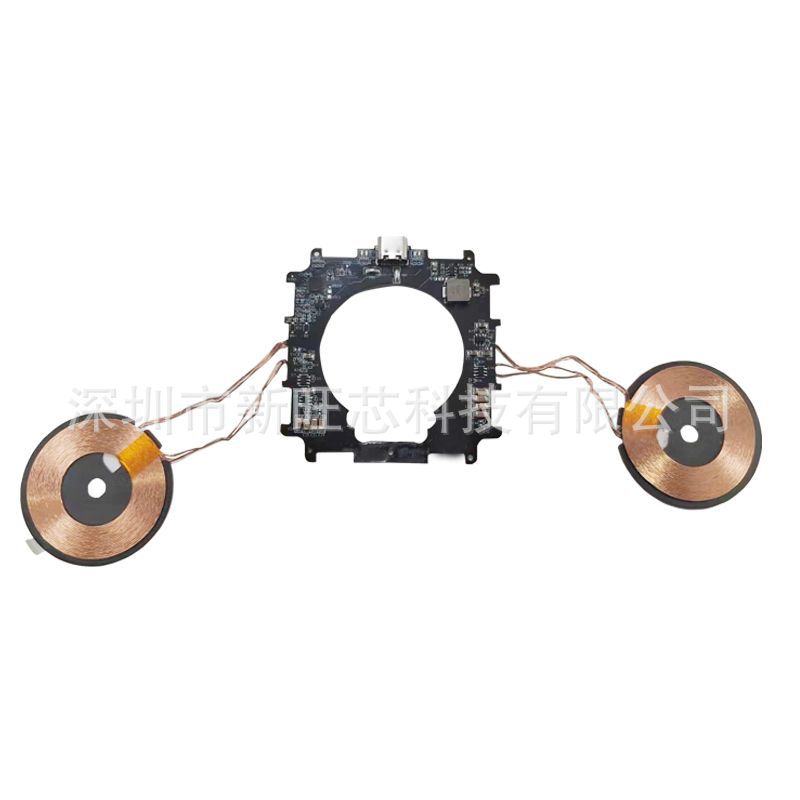 Mobile Phone Earphone Dual-Charging Magnetic Module Wireless Charging Pcba Two-In-One High-Cost-Performance Power Supply 5