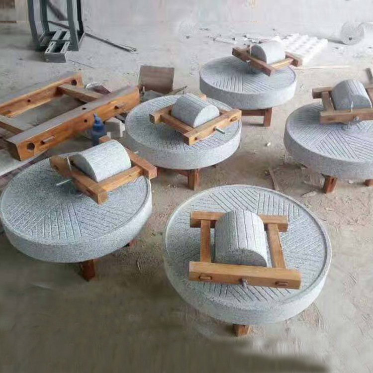 两相电家用石碾子 青稞杂粮磨面机 黍子谷子黑麦研磨机