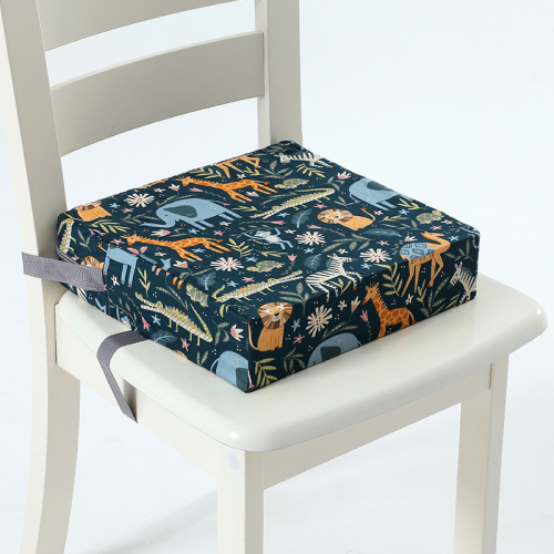 Children's booster dining chair thickened and raised cushion summer breathable primary school students eating and learning baby seat cushion