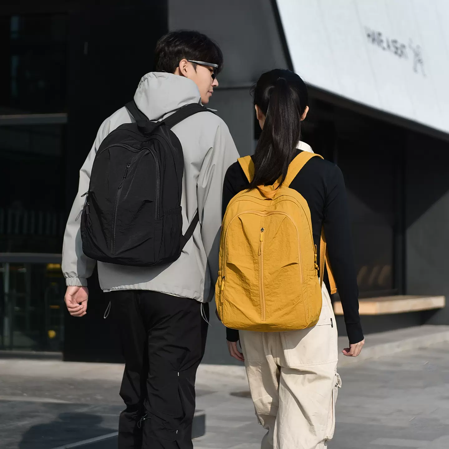 跨境日系大容量双肩包包可折叠收纳户外男女背包潮流旅游登山包