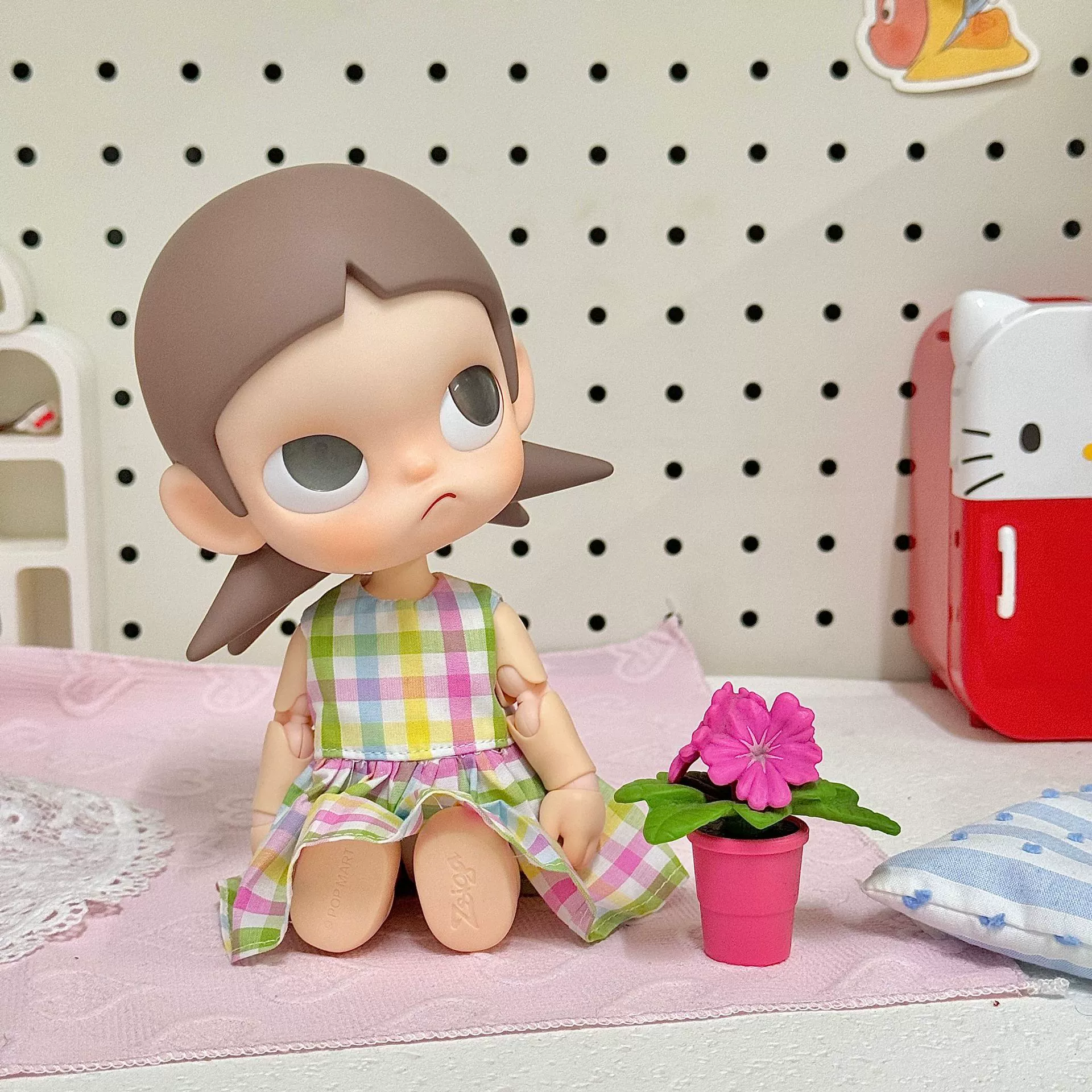 [zsiga碎花裙长腿kitty裙子bjd6分背心裙ob24娃衣裙换装娃衣批发]