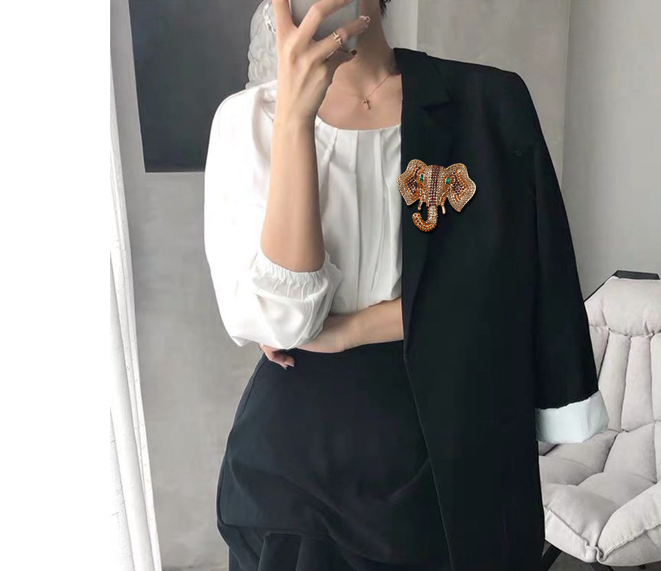 Holiday Occasion Retro Pin Animal Elephant Alloy Unisex Brooches