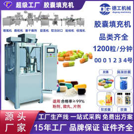 DG跨境专供全自动食品制药硬胶囊生产线胶囊粉末灌装机胶囊填充机
