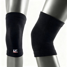 LP647伸缩护膝针织运动比赛健身运动保暖护膝 体育运动护膝