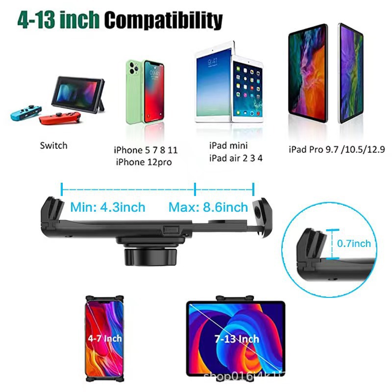 Car Cup Holder Long Joint Tablet Phone Mount