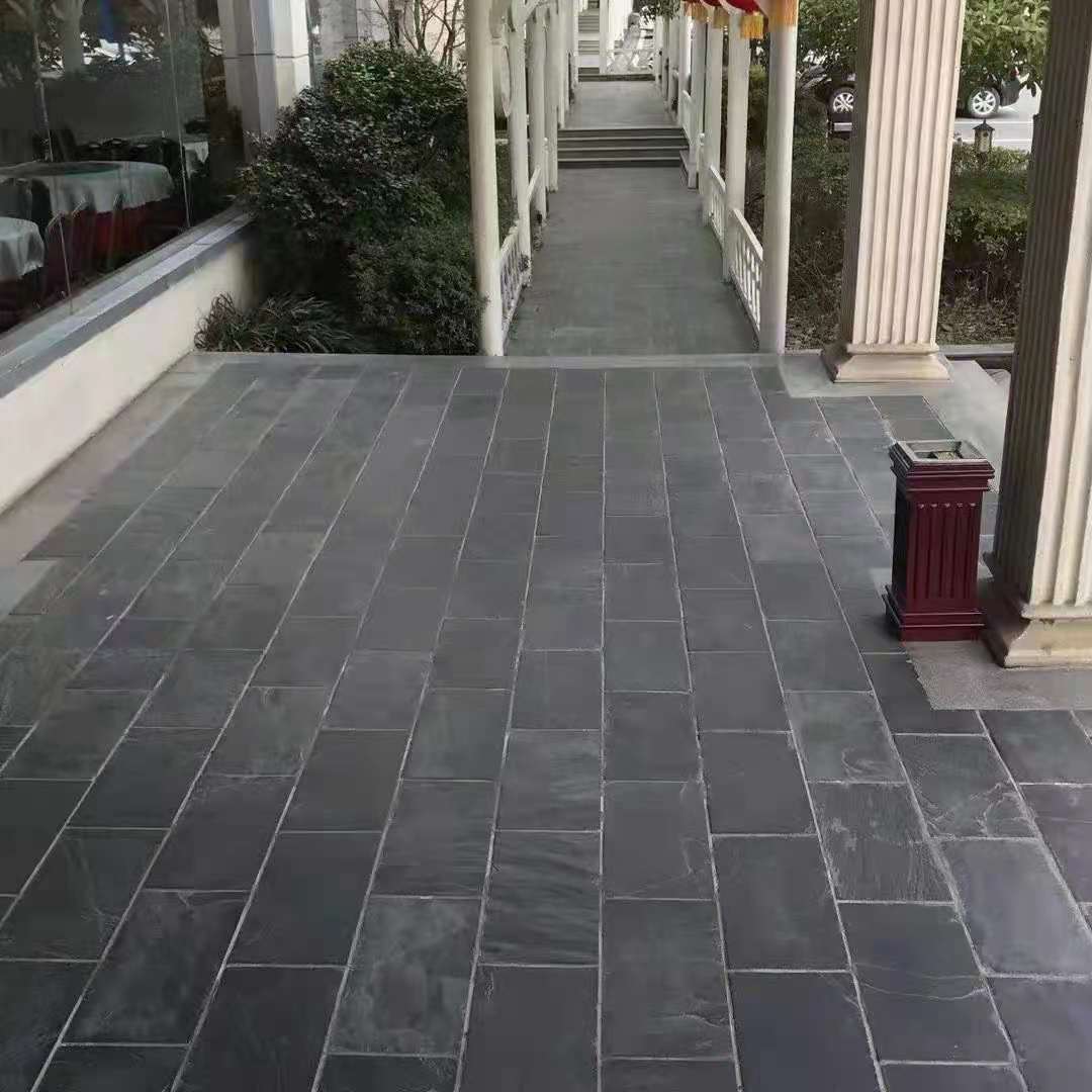 厂家精品青石板地砖天然青石板300*600仿古文化石庭院防滑石板岩-阿里巴巴