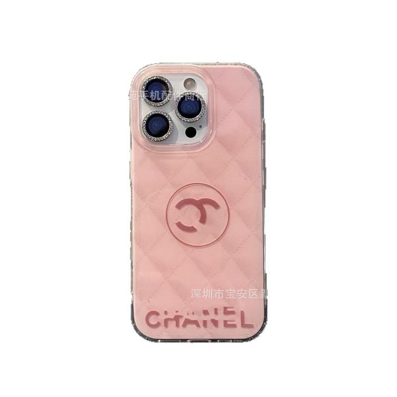 小香风菱格欧美外贸专供适用iPhone16Promax轻奢潮牌苹果16手机壳|undefined