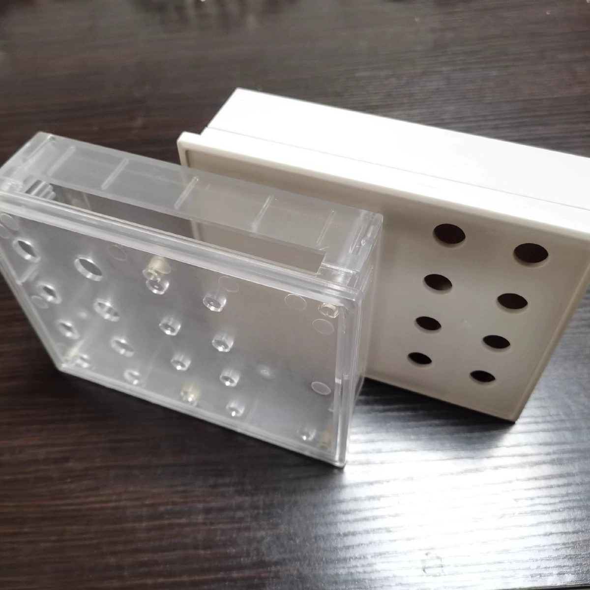 347 # цифровой дисплей рама контроллер корпус пластиковый шкаф для оборудования прозрачный PC 160*130*49 мм