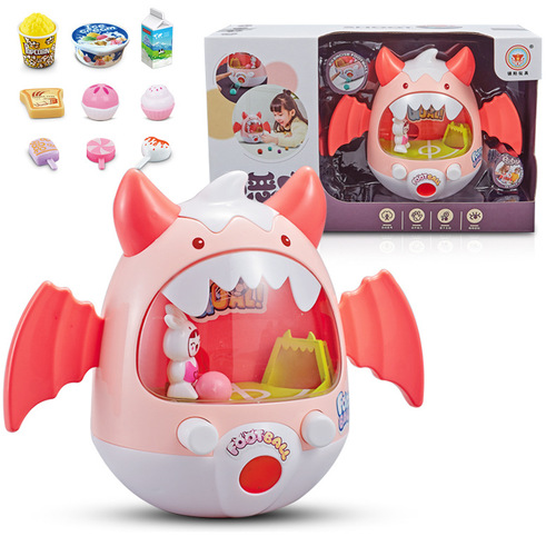 Children's play house simulation beverage vending machine, boys and girls educational interactive food ice cream truck toy