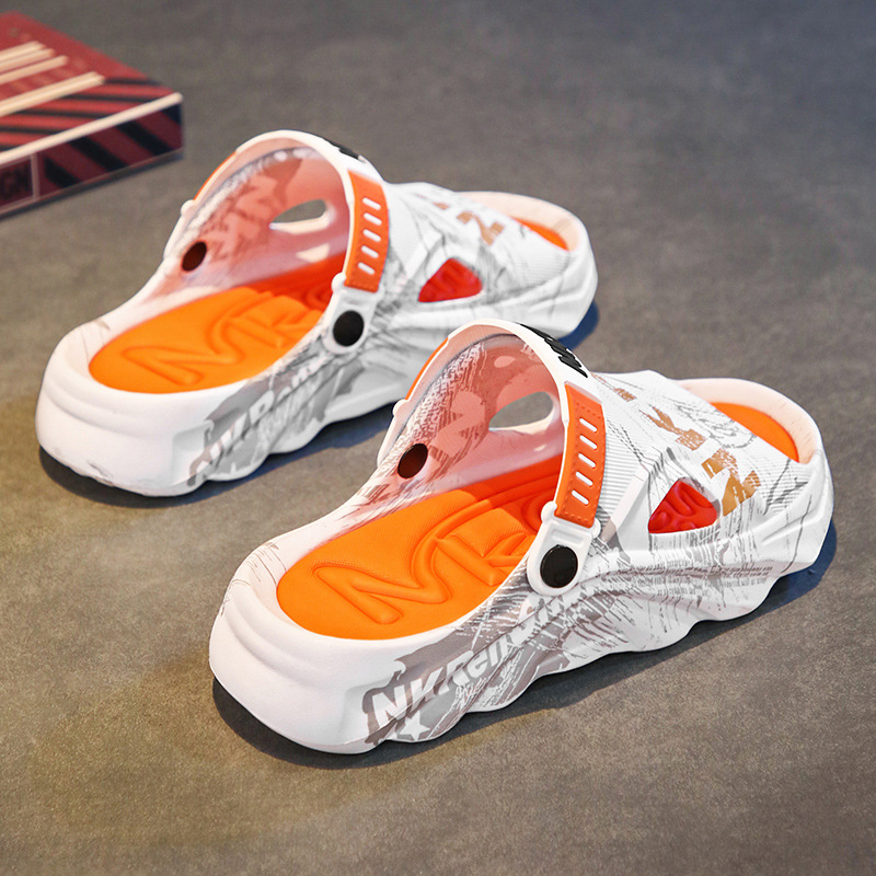 Sandalias de hombre, zapatillas de conducción de verano, zapatillas frías antideslizantes de tamaño grande, zapatillas de playa deportivas casuales.