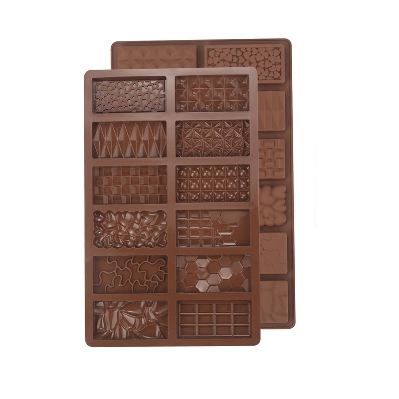 Dubai chocolate molde de silicona para hacer alimentos complementarios barra de nueces barra de energía de caramelo herramienta para hornear herramienta abrasiva