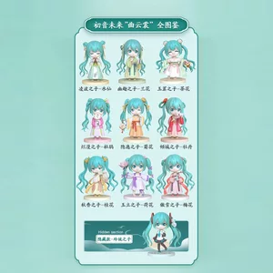 正版初音未来曲云裳系列盲盒玩具礼物潮玩手办桌面摆件公仔玩偶
