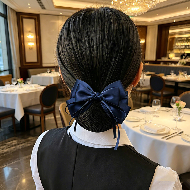 Hairnet for Women, Professional Updo for Work, Korean Fresh Style, Bank Nurse Hairnet, Flight Attendant Hairnet, Hair Accessory