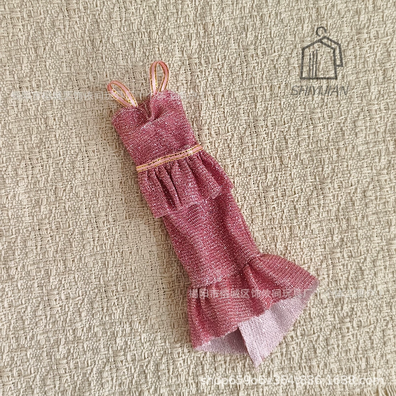 Весенний фуксия кукла, набор, колготки, платье, детская одежда, широкая палитра цветов