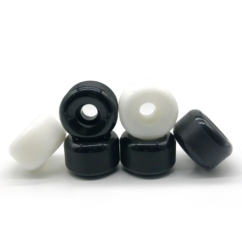 Skateboard Wheel Pu High Elastic 54*34mm Street Action Wheel Road Sports Accessories Double Rocker Pulley Anti-Slip