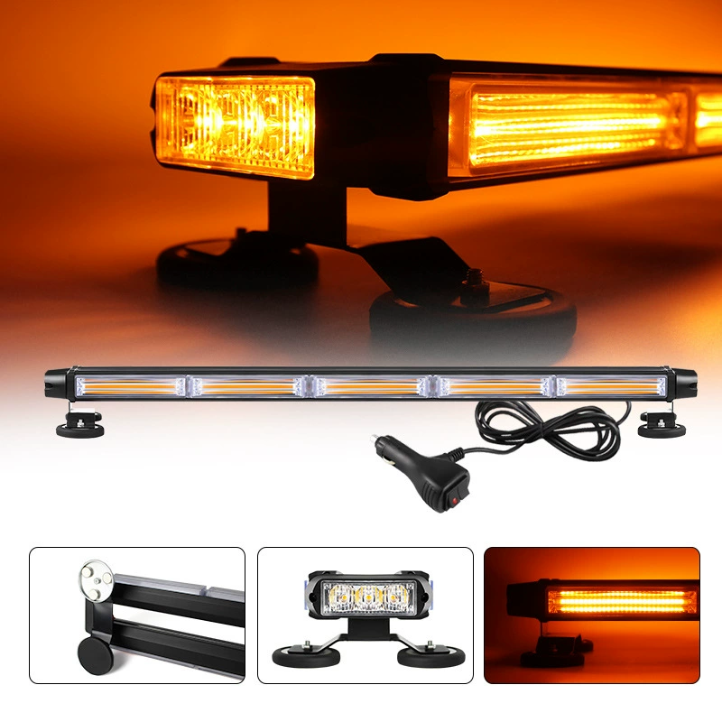 COB установленный на транспортном средстве предупреждающий свет инженерный автомобиль спасательный фонарь на крыше светодиодный магнитный потолочный светильник безопасность эксплуатации Взрывная вспышка открывания света
