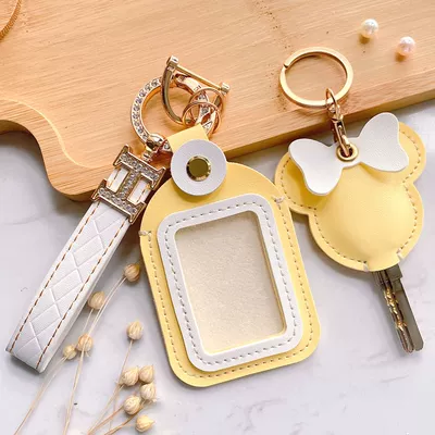 Electric vehicle key cover shell Vehicle Xiaomidou Universal Remote Control - hand-rope-model-key-cover-remote-control-cover-yellow