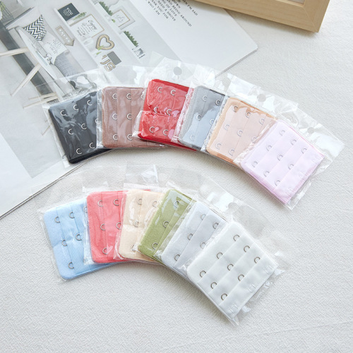 (Individually packaged stainless steel) Three-row three-button bra underwear buckle extension buckle bra buckle bra extension buckle