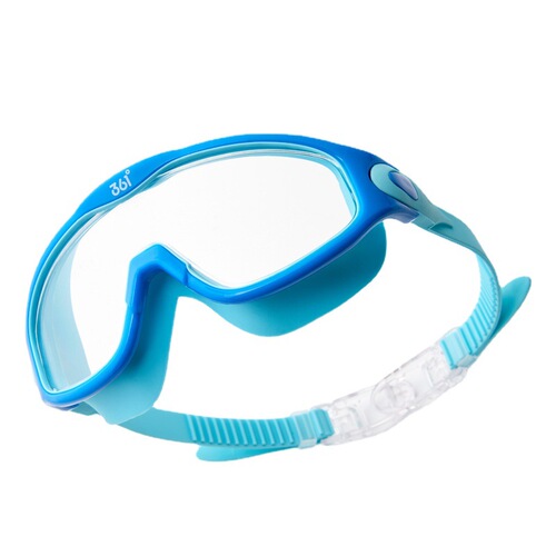 361 large-frame swimming goggles waterproof and anti-fog high-definition children's men's and women's transparent diving goggles and swimming cap set