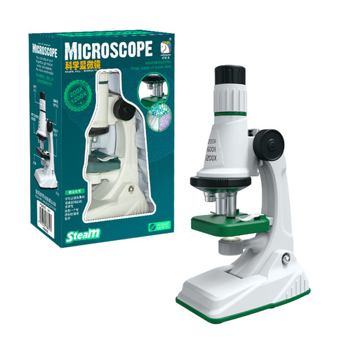 Upgraded 3-in-1 Set Portable Microscope Xueyou Ma Science Experiment Biological Sample Toy Wholesale