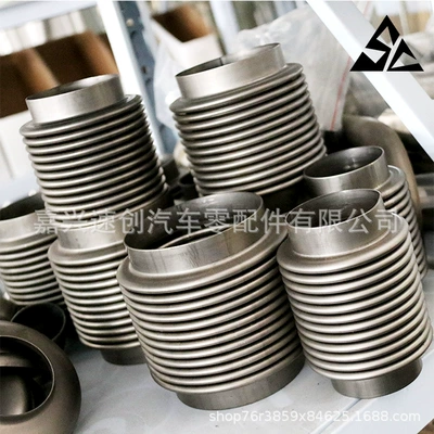 Supply of Titanium Alloy Bellows Soft Connection for Automobile Modified Exhaust Pipes with a Diameter of 76.2mm 3inch (Exhaust pipe) - caliber-762mm