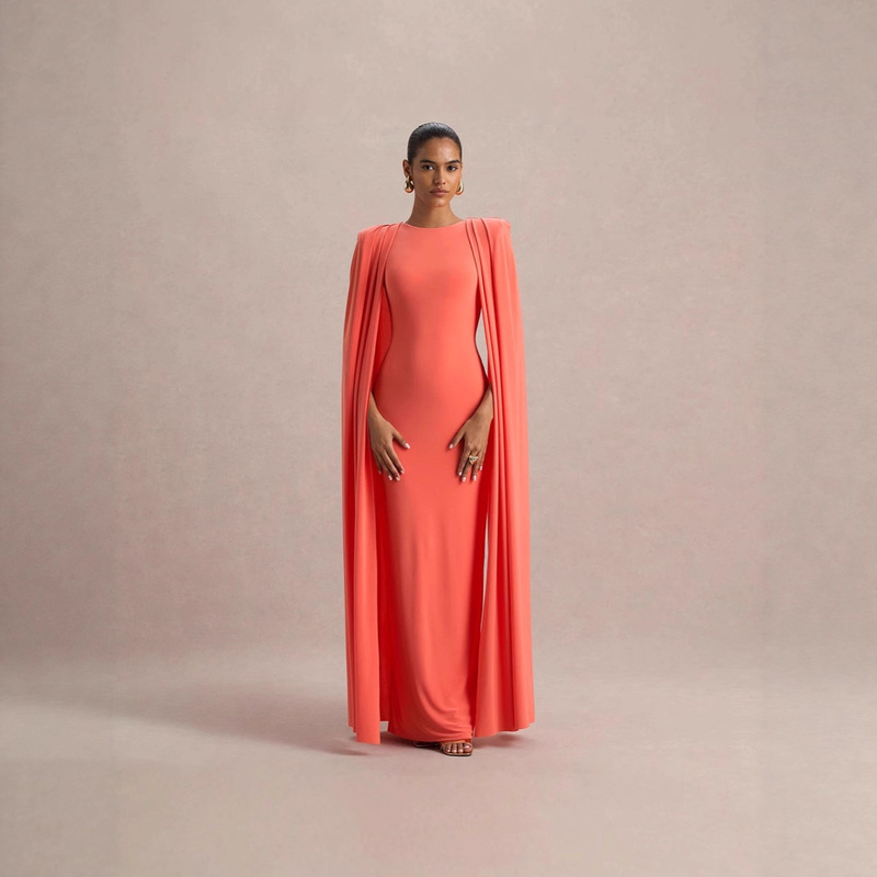 Foreign Trade Plus Size Women's Clothing Amazon Spring Pleated Round Neck Elegant Pure Color Hip-Hugging Tight Dress Dress European and American