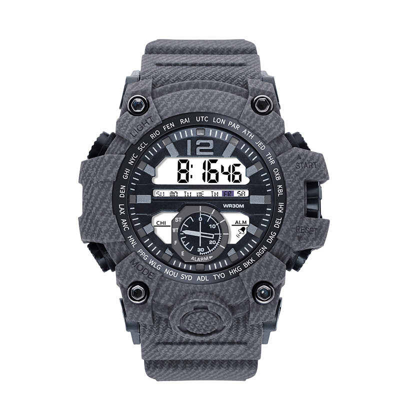 Comercio exterior Venta caliente reloj lote multi-funcional reloj electrónico al aire libre hombres y mujeres estudiantes de escuela secundaria deportes estilo reloj