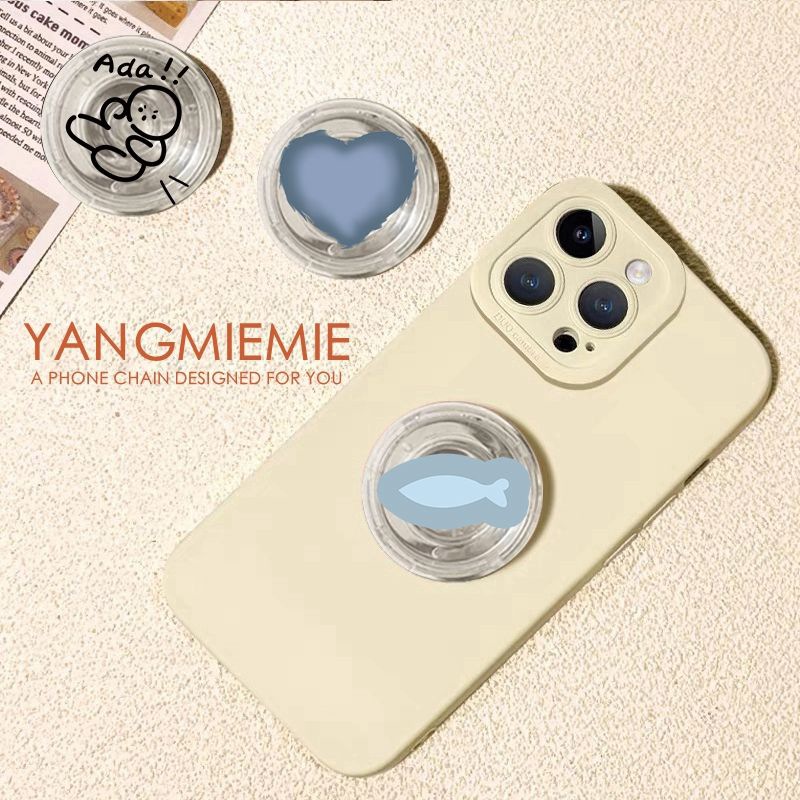 Blue string creativo soporte de airbag para teléfonos móviles pegado rotativo 360 telescópico perezoso perseguir la mesa