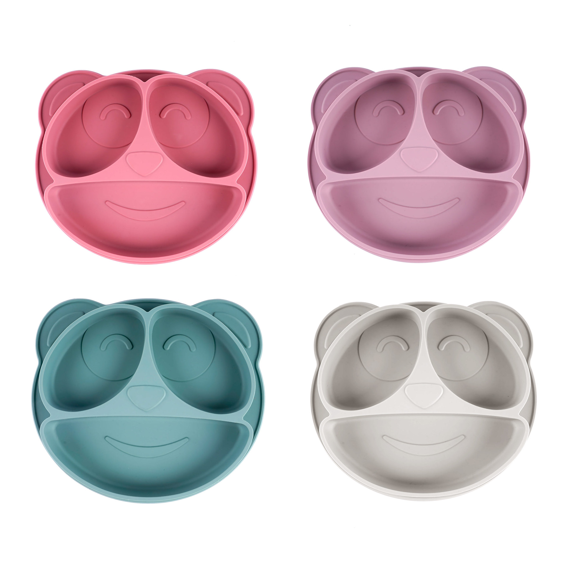 Juego de vajilla para bebés, plato para bebés, tazón para comida de bebé, babero, mantel individual, juego de alimentación