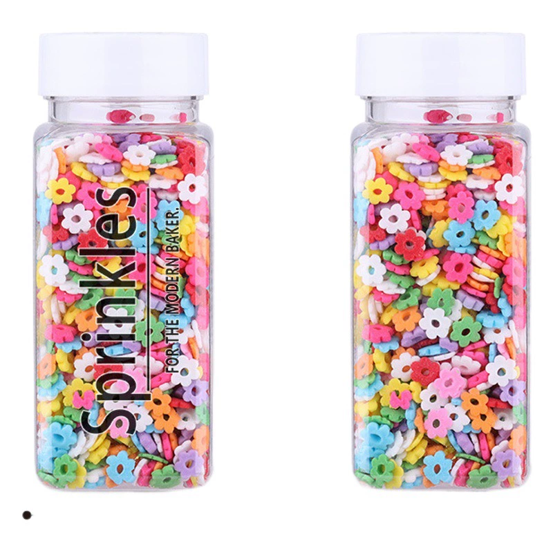 Посыпка мороженого Зефир для выпечки флип-торт декоративные сахарные бусины нарезанные кусочки сахара съедобные в бутылках