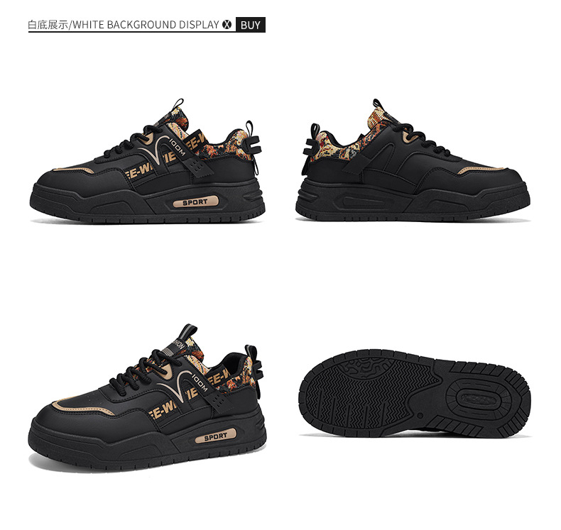 Men's Shoes 2026 New Spring Internet Celebrity Explosion Versatile Leather Casual Board Shoes Student Height Sports Trendy Shoes Men_vogvips.com