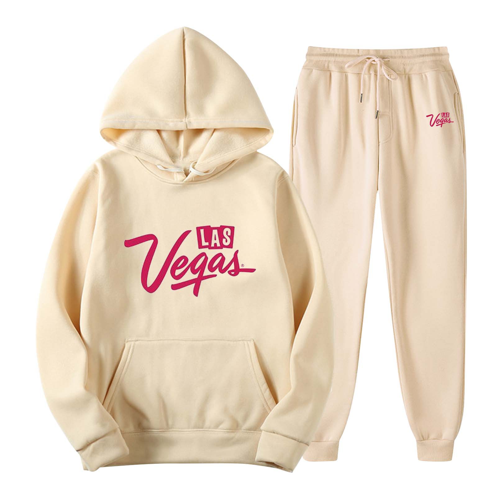 2024 Autumn/Winter New Hooded Printed Sweater Men's Leisure Sports Set_voghion.com