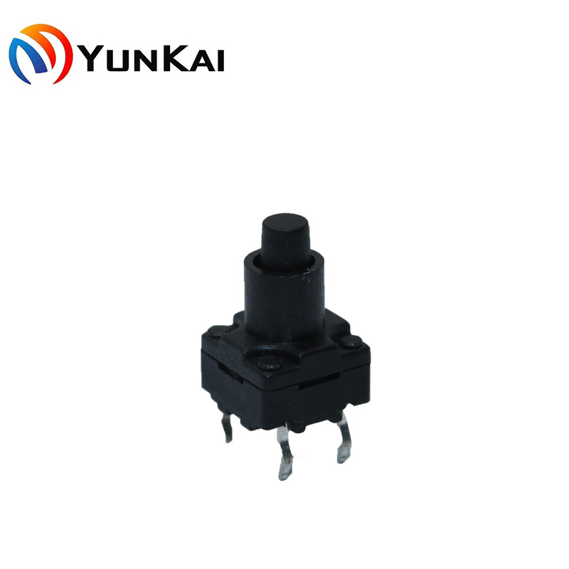 6*6*10 四脚 直插式贴片多高度 圆形 防水按键开关 轻触开关