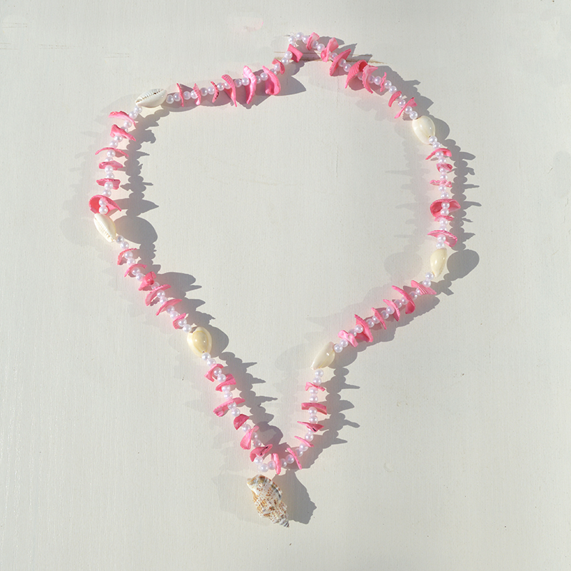 Conchas naturales pulsera caracoles collar diy joyas de chicas hechas a mano puestos de mercado nocturno regalos características pulseras