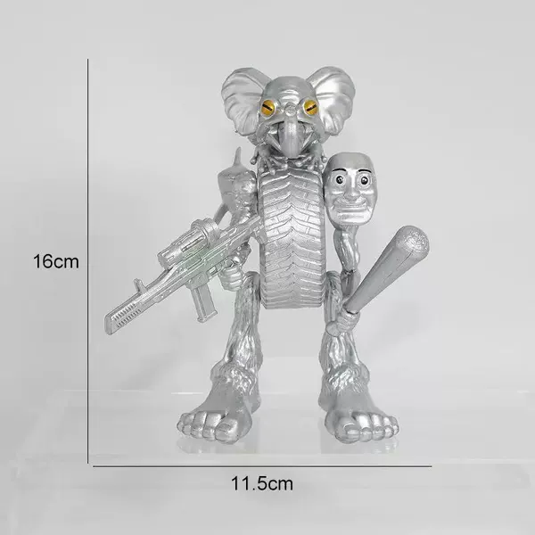 Silver elephant wheel fusion monster