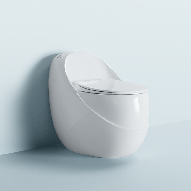 Inodoro en forma de huevo personalizado asiento de inodoro de hotel doméstico multicolor opcional Chaozhou fuente de fábrica directa a través de la frontera