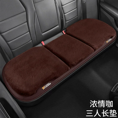 New 3D Large Rabbit Fur Autumn Wool pad - loving-coffee-three-person-long-cushion-in-the-back-row