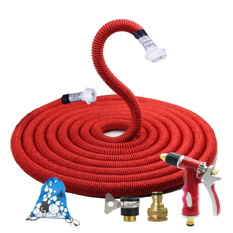 Телескопическая шланговая мойка автомобиля высокого давления водяной пистолет домашний латекс водяной шланг водяной шланг