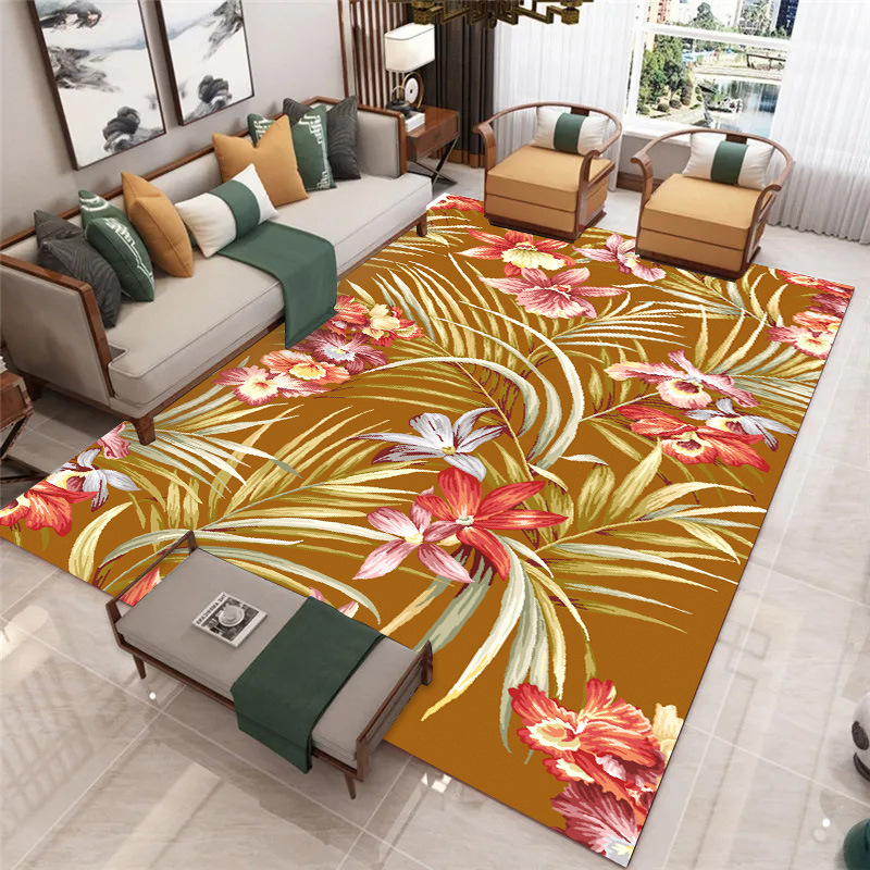 Estilo nórdico simple resistente a las manchas antideslizante mesa de té manta gran área totalmente cubierta absorbente sala de estar alfombra hogar Cristal alfombra de terciopelo