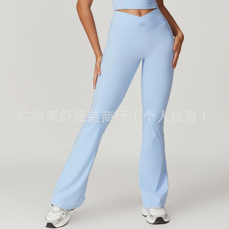 aloyoga官网紧身速干瑜伽套装外穿跑步运动短袖套装美背健身服女|undefined