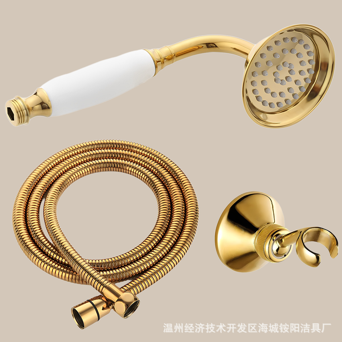 Ducha de cobre retro accesorios de ducha de mano oro plata antiguo tubo a prueba de explosiones accesorios de boquilla de ducha presurizada