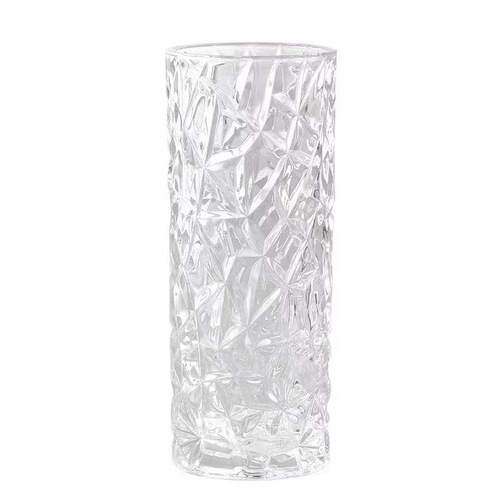 Nordic glass vase transparent creative large living room flower arrangement lily rich bamboo flowers home table decorations