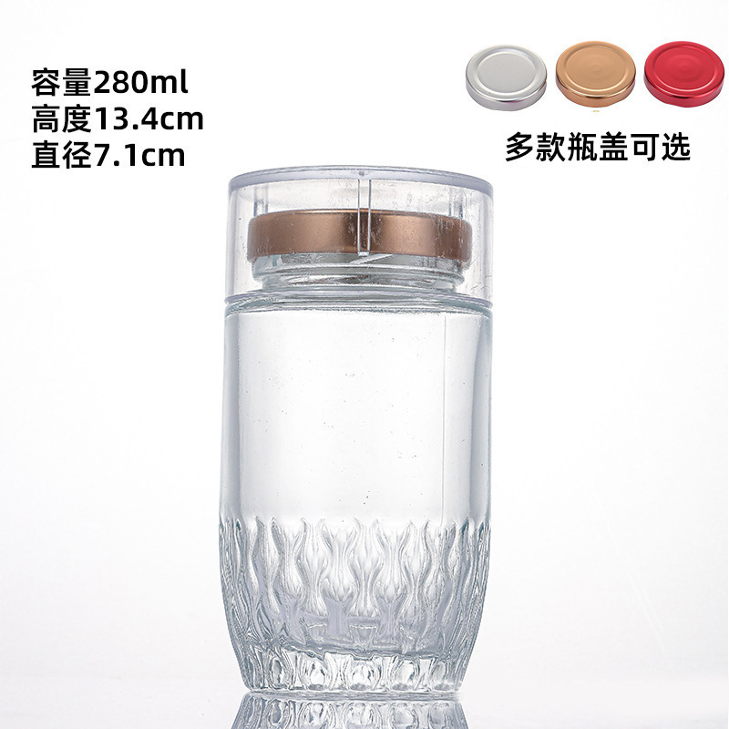 批发食品级燕窝瓶厨房果酱瓶透明玻璃瓶分装瓶密封玻璃罐包装礼品|undefined