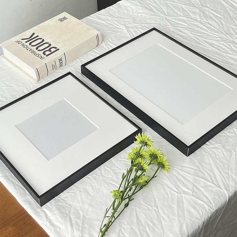 Aluminum alloy picture frame for wall hanging A3A4 certificate license frame 50x70 60x80 poster frame for framing decorative paintings wholesale