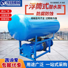 防腐蚀自吸泵式高压游艇泵防汛应急排水抽水泵浮筒式潜水泵
