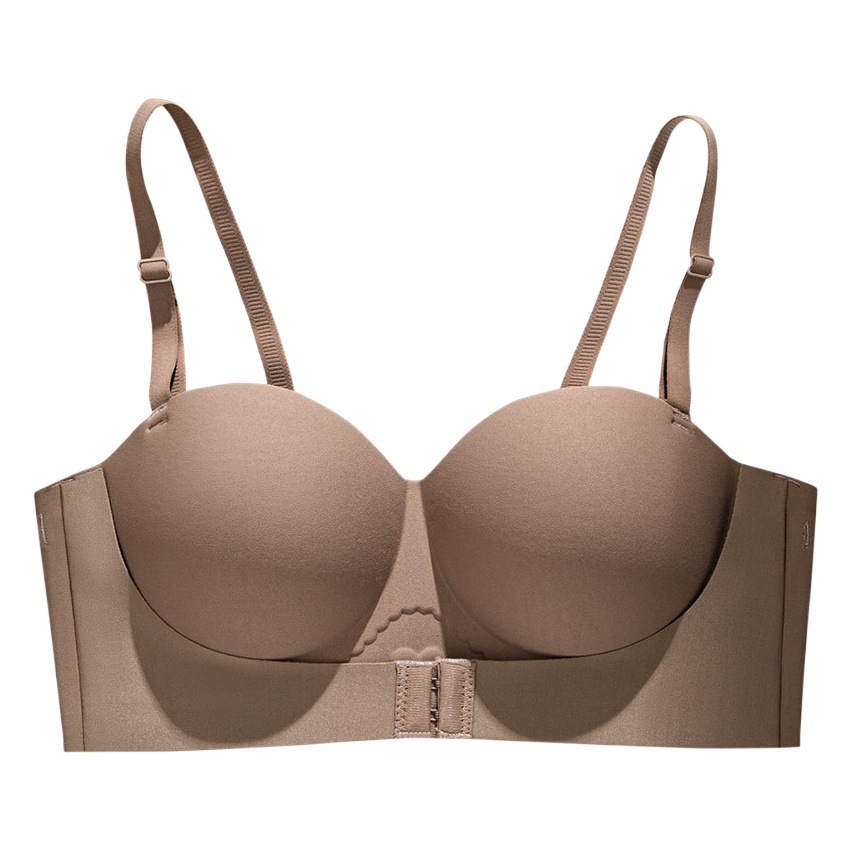 Ropa interior sin tirantes para niñas sujetador anti-flacidez sujetador inalámbrico Delgado push-up pequeño pecho ropa interior sin costuras