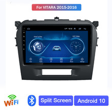 適用於外貿鈴木維特拉15-16安卓大屏智能GPS導航車機DVD播放器