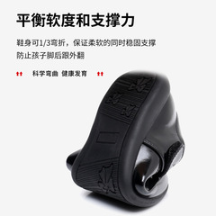 Children's Black Leather Shoes 2024 Spring New Student Small Leather Shoes for School Performance Host Girl Single Shoes