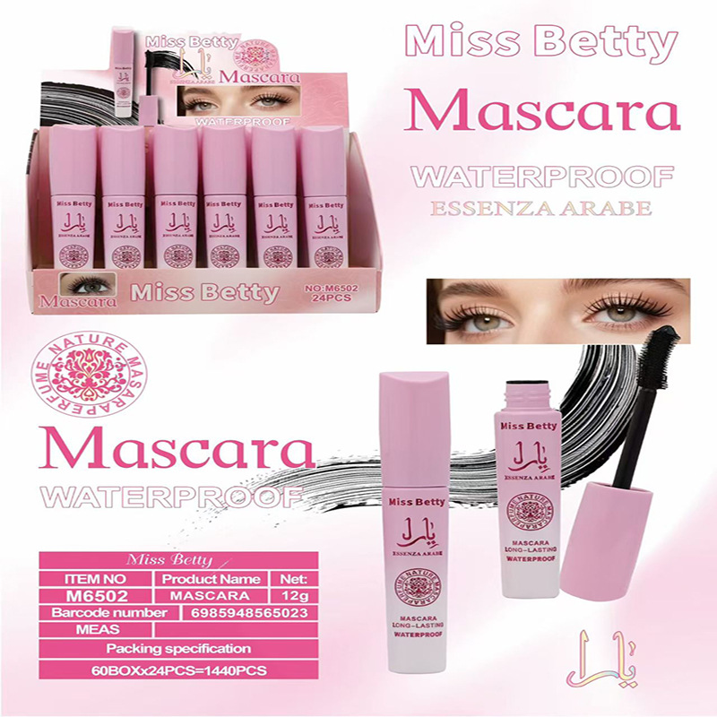 Nuevos productos de comercio exterior transfronterizo MissBetty densa rímel impermeable maquillaje mascara crema mascara al por mayor