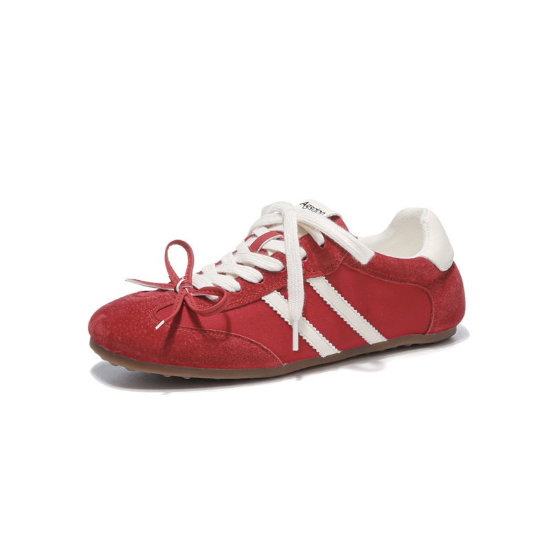 Zapatillas de entrenamiento estilo ballet Augusden para mujer, novedad de otoño 2025, zapatillas deportivas retro informales, estilo dopamine.